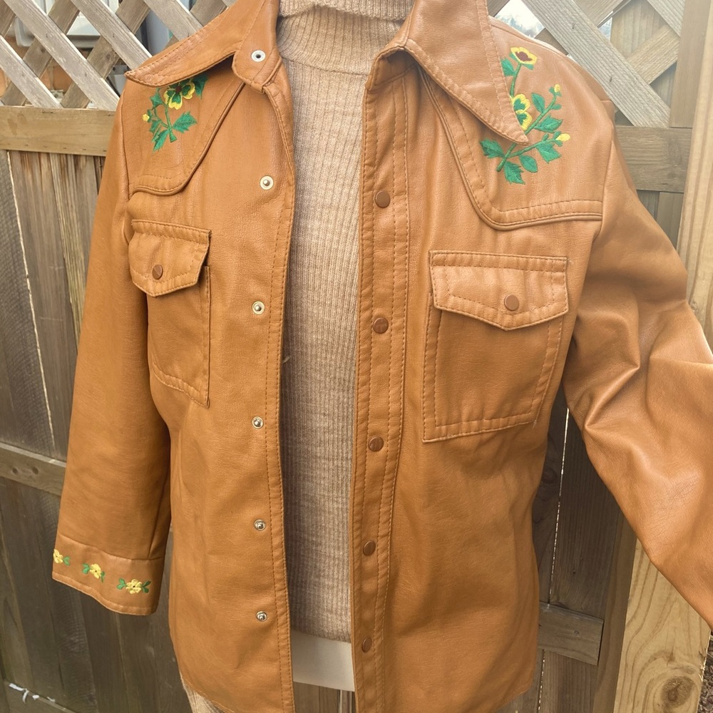 Vintage Men’s Pioneer Jacket -1960-70’s Beige Coat-Size 40 Men’s Outerwear-Class